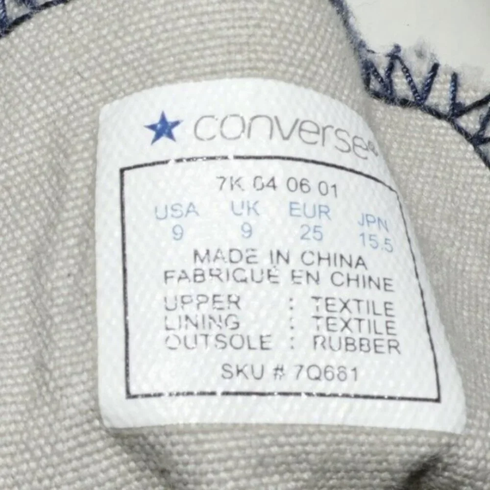 CONVERSE ALL STAR CHUCK TAYLOR KIDS TODDLERS SZ 9 25 EU HIGH TOP SNEAKERS SHOES